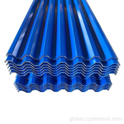 Color Coated Corrugated Steel Sheet Organic Coated Corrugated Steel Plate Factory